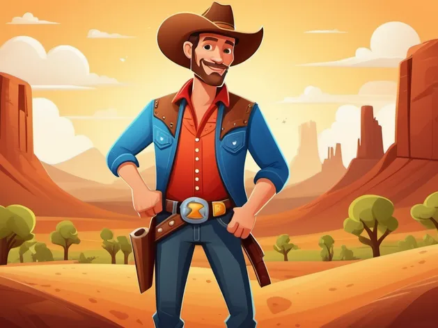 cartoon cowboy