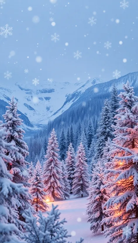 winter wonderland background