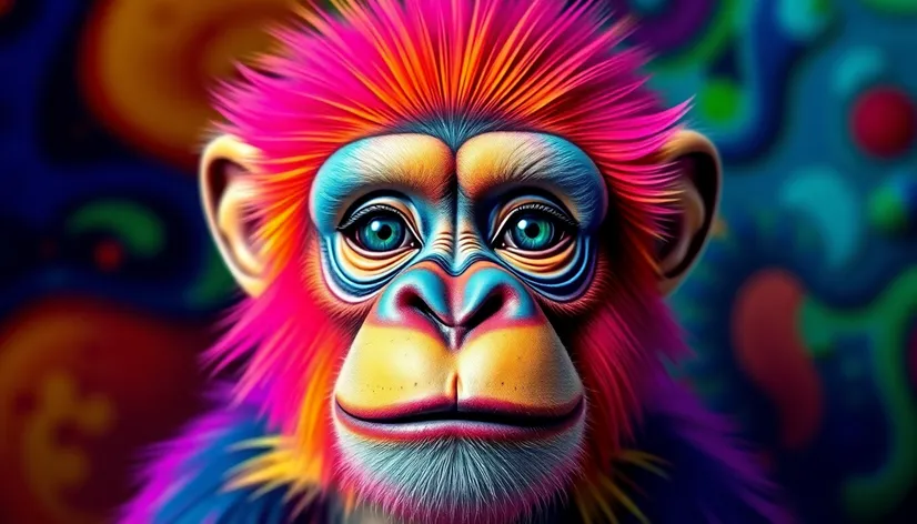 lisa frank monkey