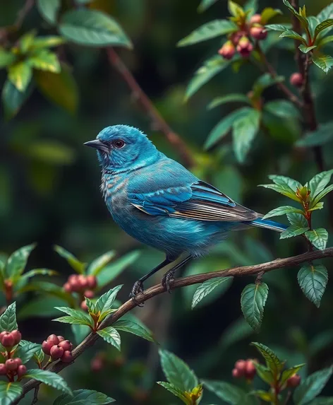 blue finch