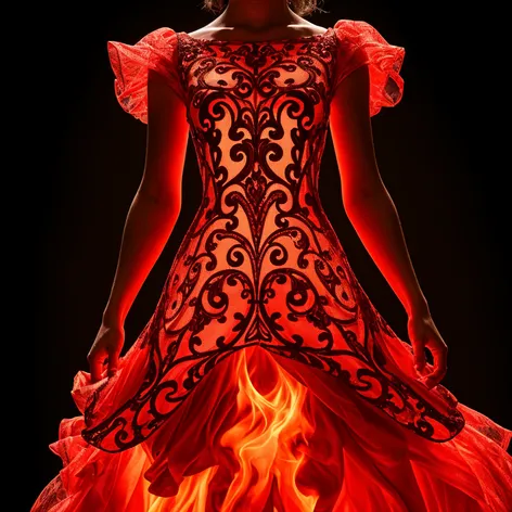 fire dress