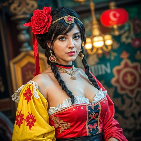 Türk cosplayer aldrean bikinili