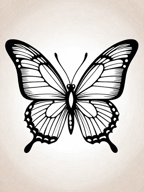 simple butterfly tattoos