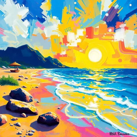 beach art paintings