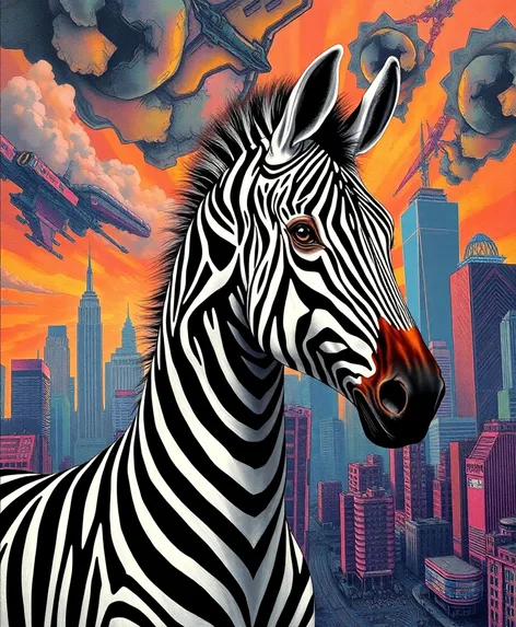 zebra and horse mix