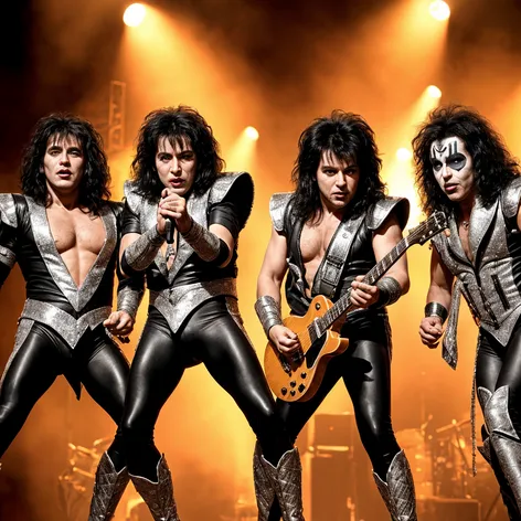 kiss band banner for