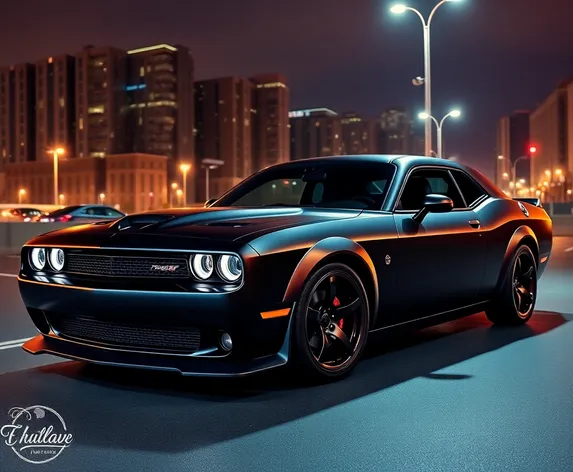 challenger hellcat matte black