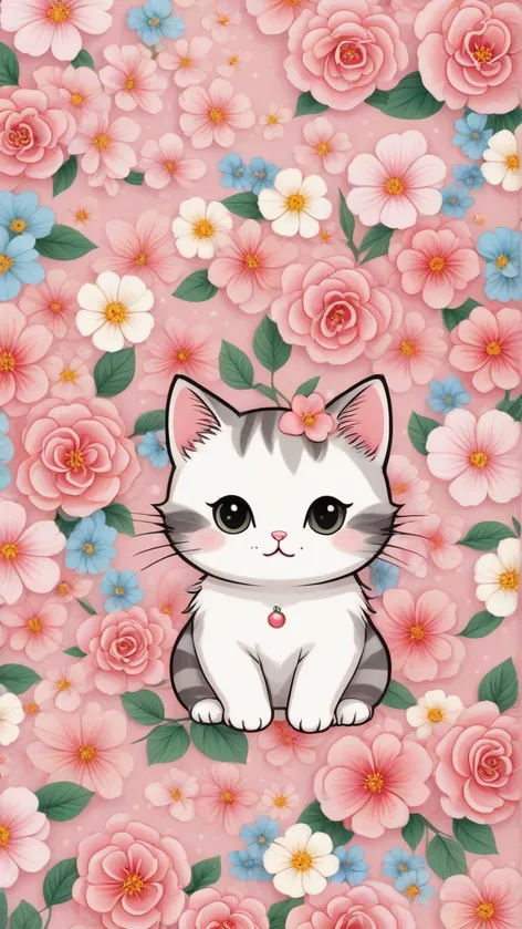 kawaii cat wallpaper