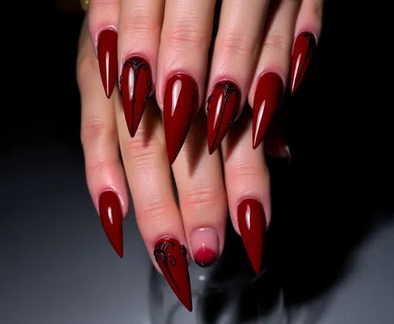 red coffin nails