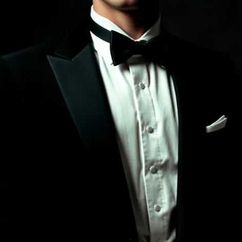 tuxedo with necktie