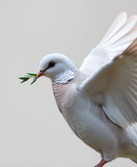 dove with olive branch