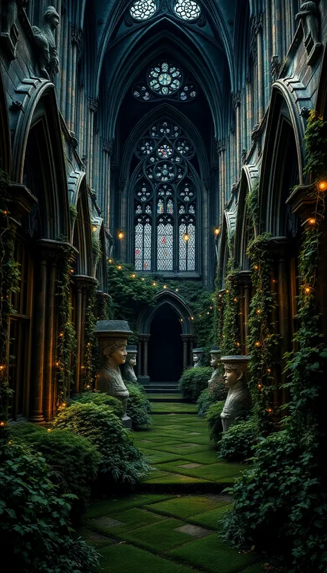 outdoor gothic garden