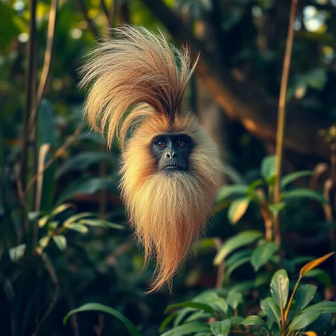 monkey tail beard