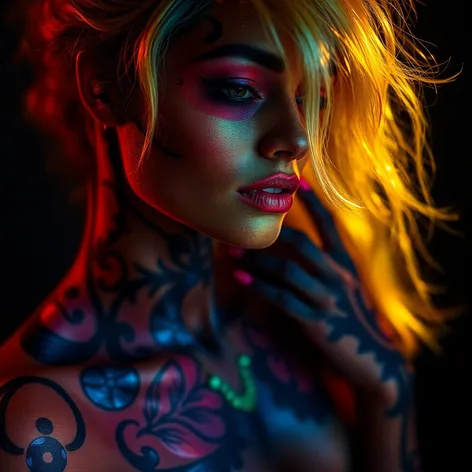 body paint photoshoot