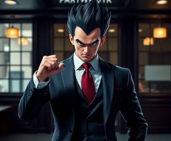 vegeta in a suit