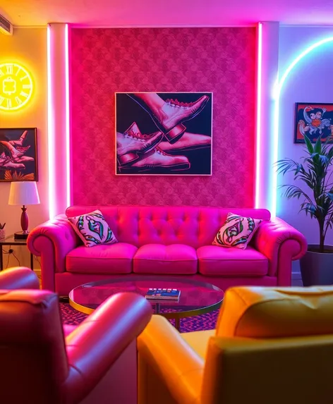 hot pink couch