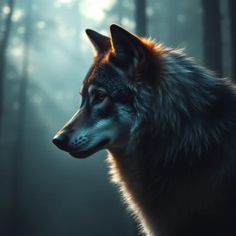 wolf side profile