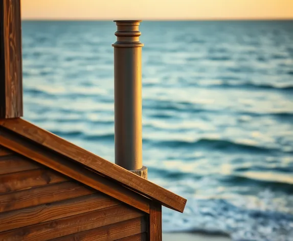 beach house chimney