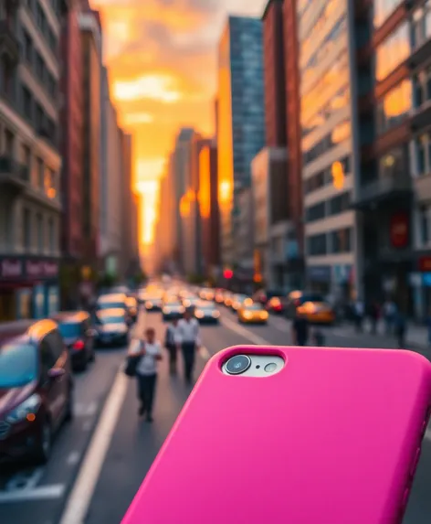 pink phone case