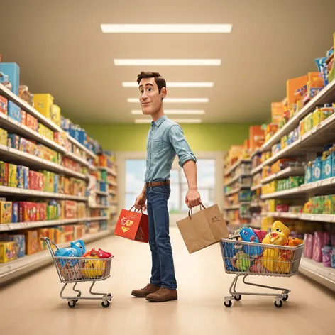 Man doing Shoplifting