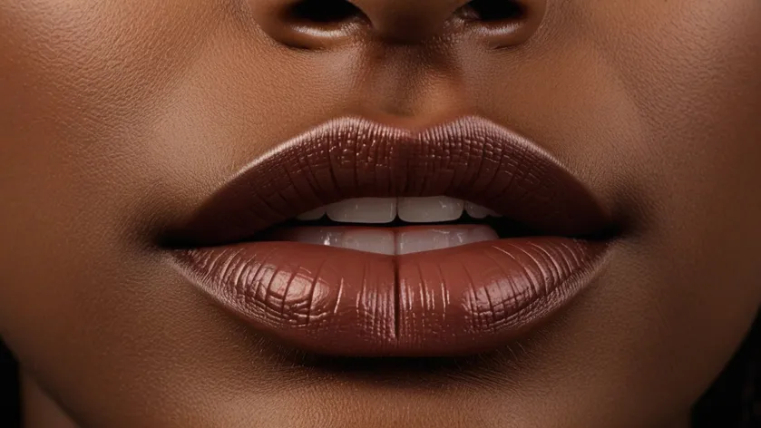 black people lips