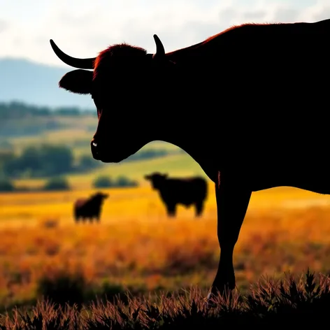 cattle silhouette