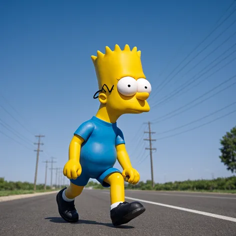 emo bart simpson