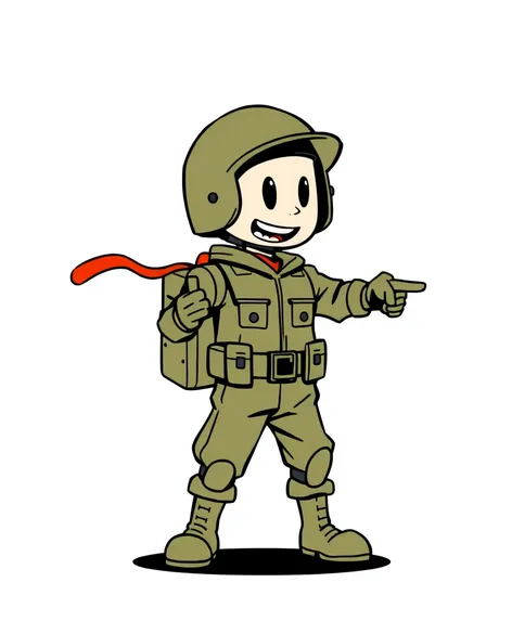 illustrator tiny soldier drawing