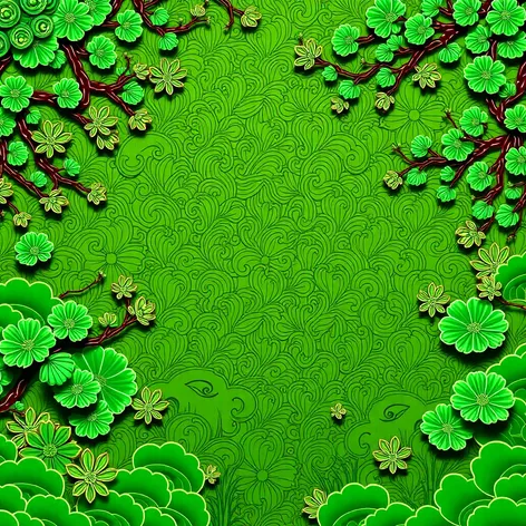 chinese gif bg green