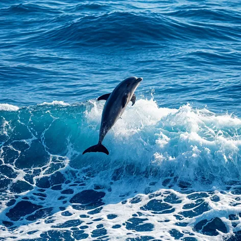 dolphin jumping out of