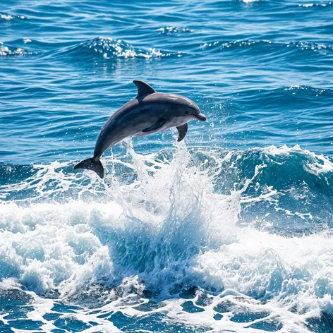 dolphin jumping out of