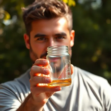 man and one jar