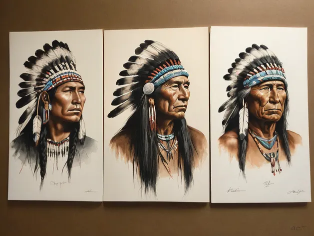 native american drawings