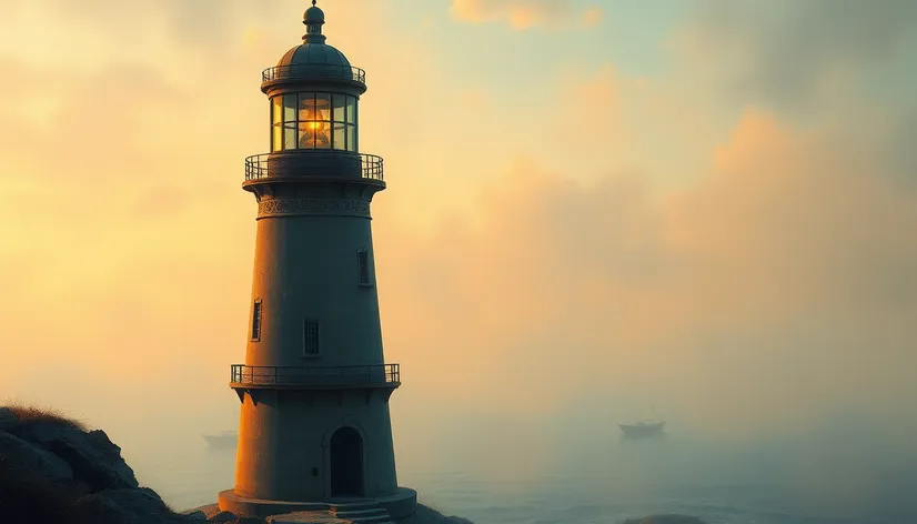 magical lighthouse paintings