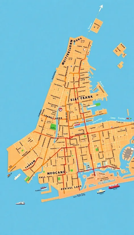 new york map staten