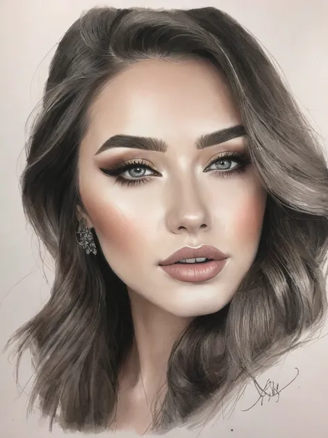 makeup drawing