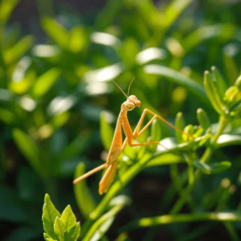 baby praying mantis