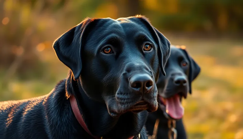 black lab and rhodesian