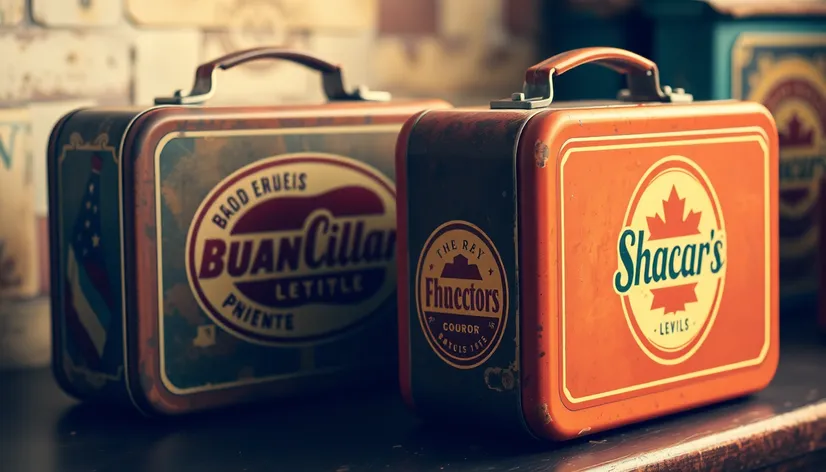 vintage lunch boxes antique