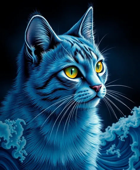 blue tsunami cat picture