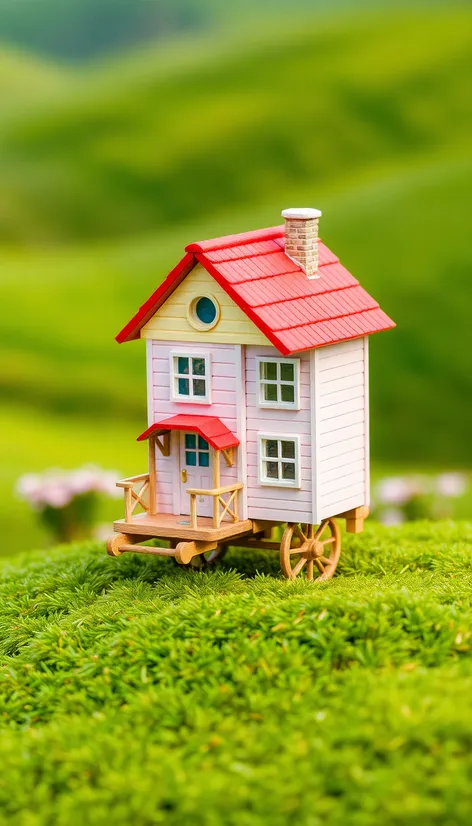 miniature house on wheels