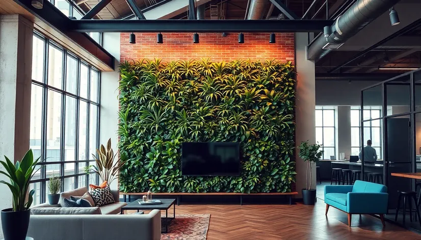 fake plant wall