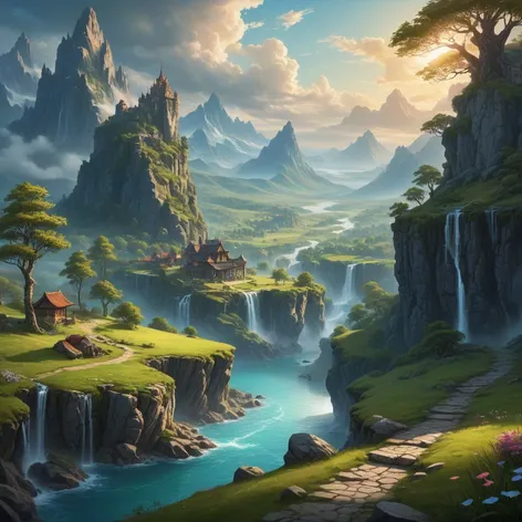 fantasy landscape art