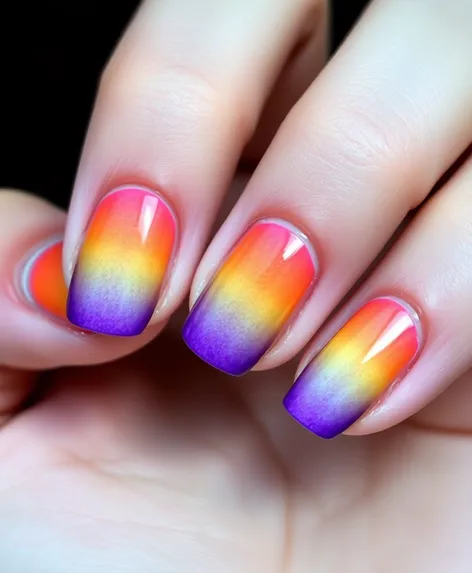 ombre nail art designs