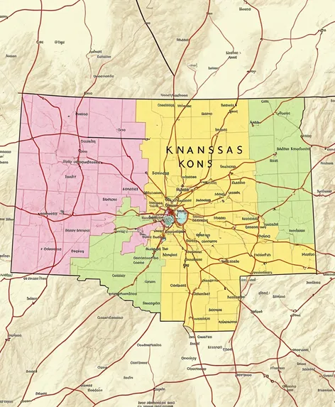 kansas county map