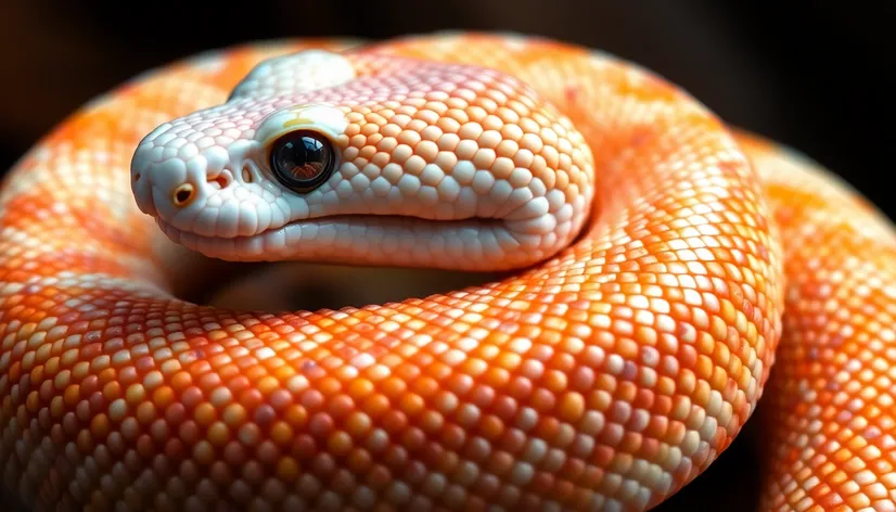 albino corn snake