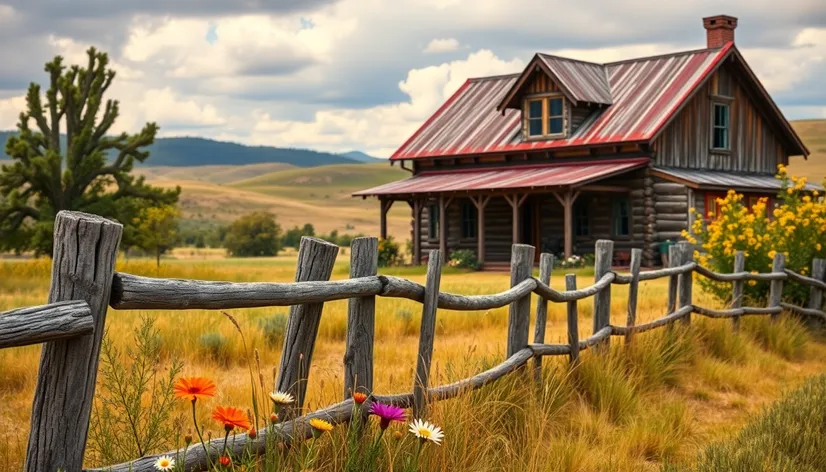 western farmhouse