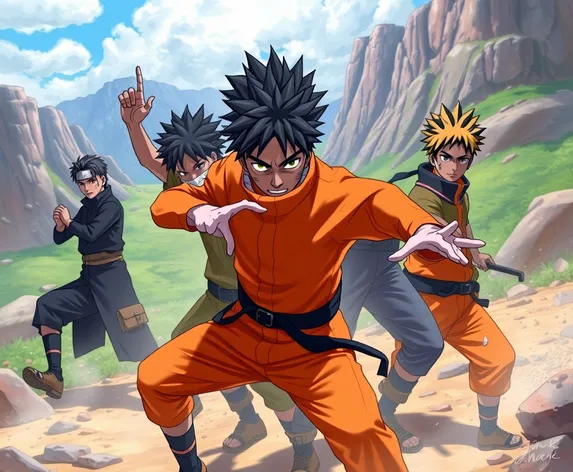 black people in naruto