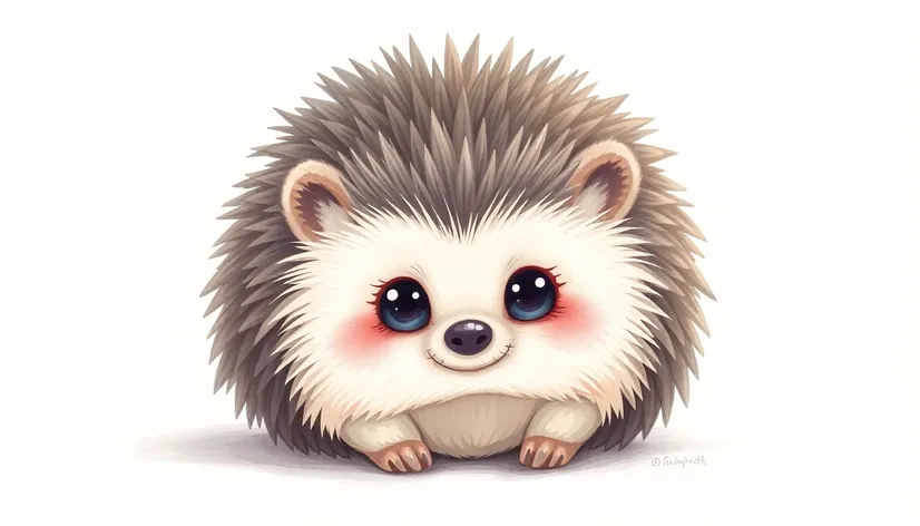 hedgehog drawing