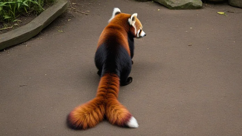 red panda tail